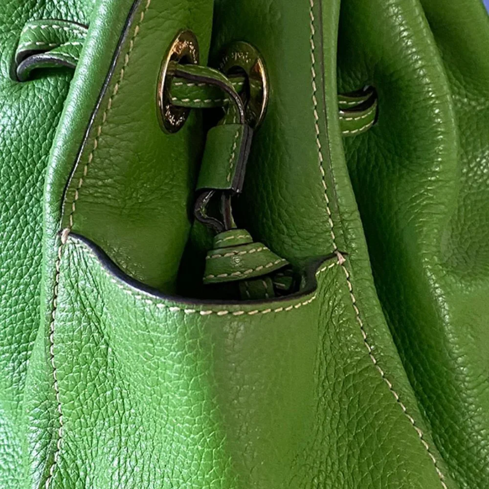 Kate Spade Drawstring Large Green Bag